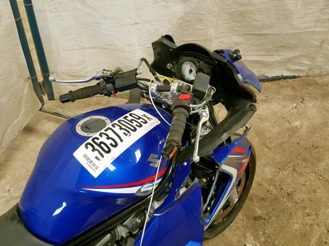 JS1GP74A182101922 - 2008 SUZUKI GSX650 F BLUE photo 5