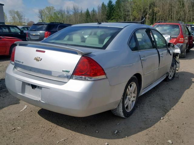 2G1WG5EK1B1286387 - 2011 CHEVROLET IMPALA LT SILVER photo 4