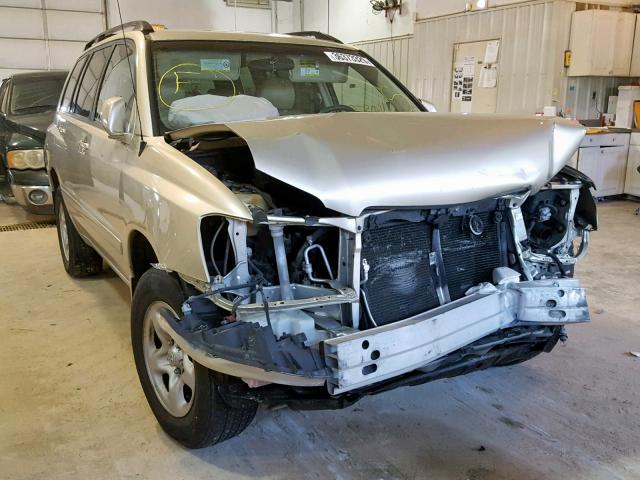 JTEHD21A630024491 - 2003 TOYOTA HIGHLANDER CREAM photo 1