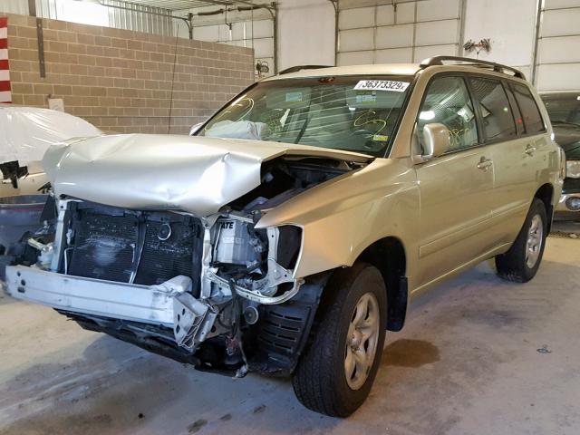 JTEHD21A630024491 - 2003 TOYOTA HIGHLANDER CREAM photo 2