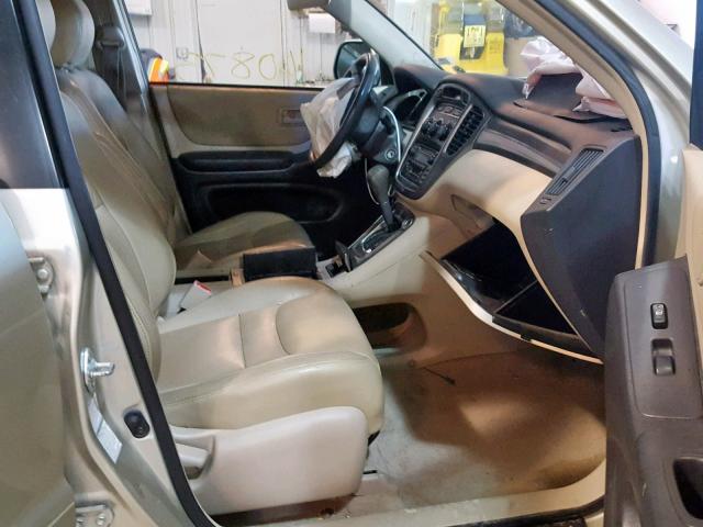 JTEHD21A630024491 - 2003 TOYOTA HIGHLANDER CREAM photo 5