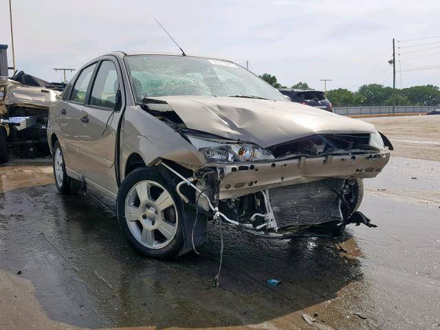 1FAHP34N77W213854 - 2007 FORD FOCUS ZX4 GOLD photo 1