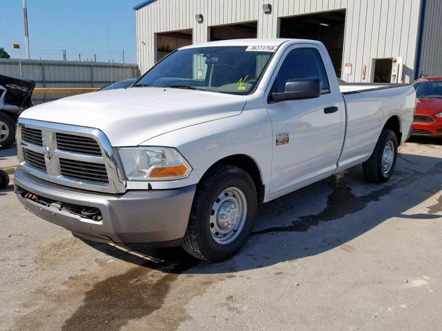 3D7LP2ET7BG595263 - 2011 DODGE RAM 2500 WHITE photo 2