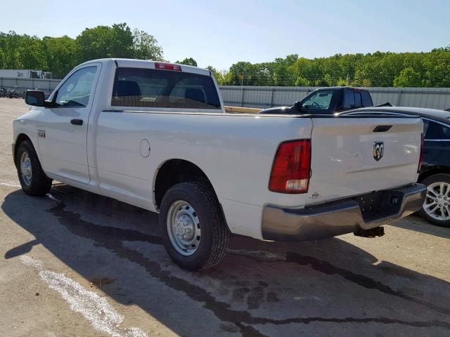 3D7LP2ET7BG595263 - 2011 DODGE RAM 2500 WHITE photo 3