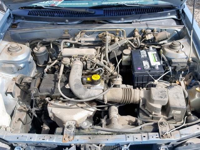 3MABM1156JR638381 - 1988 MERCURY TRACER BLUE photo 7