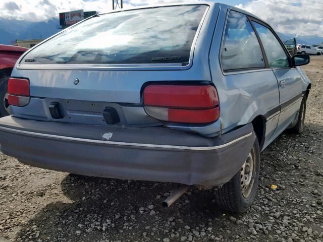 3MABM1156JR638381 - 1988 MERCURY TRACER BLUE photo 9