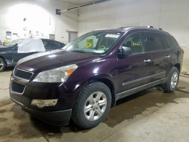 1GNLREEDXAS107937 - 2010 CHEVROLET TRAVERSE LS  photo 2