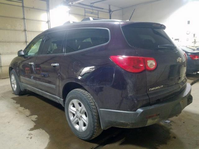 1GNLREEDXAS107937 - 2010 CHEVROLET TRAVERSE LS  photo 3