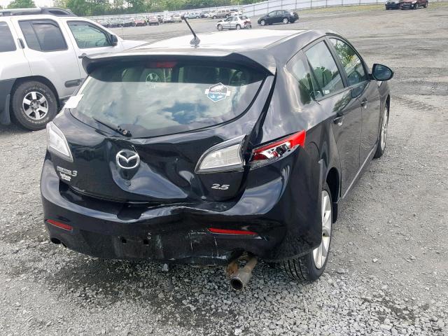 JM1BL1H62A1302898 - 2010 MAZDA 3 S BLACK photo 4