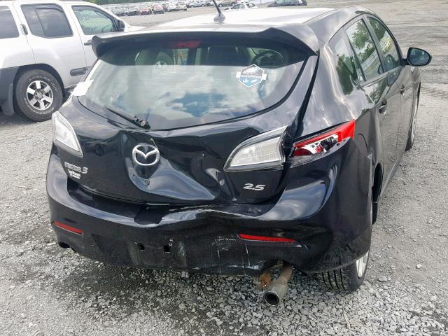 JM1BL1H62A1302898 - 2010 MAZDA 3 S BLACK photo 9