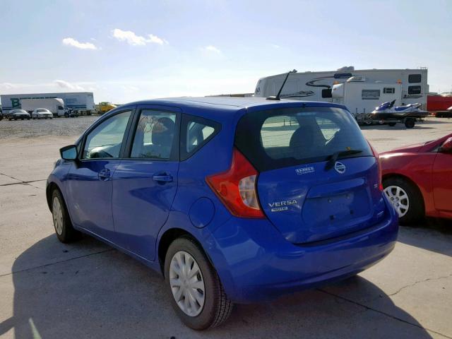 3N1CE2CP9GL365490 - 2016 NISSAN VERSA NOTE BLUE photo 3