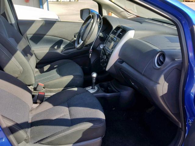 3N1CE2CP9GL365490 - 2016 NISSAN VERSA NOTE BLUE photo 5