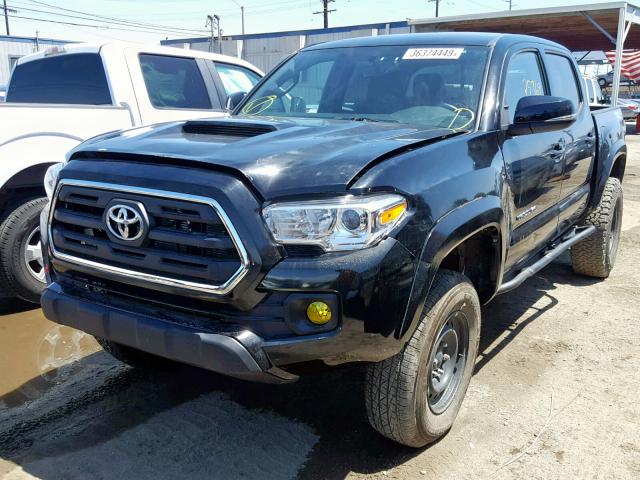 3TMCZ5AN6GM013627 - 2016 TOYOTA TACOMA DOU BLACK photo 2