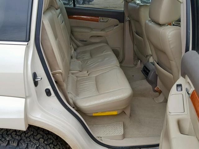 JTJBT20XX30009783 - 2003 LEXUS GX 470 TAN photo 6