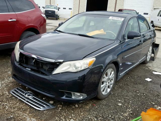 4T1BK3DB1BU376276 - 2011 TOYOTA AVALON BAS BLACK photo 2