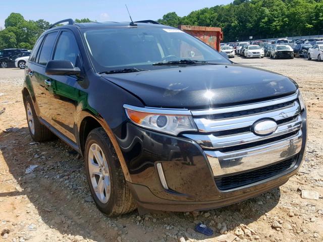 2FMDK3JC5BBA91205 - 2011 FORD EDGE SEL BLACK photo 1