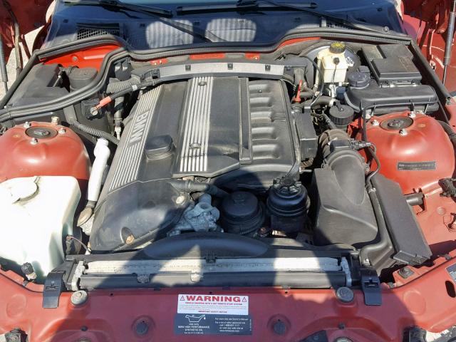 4USCH934XYLG04834 - 2000 BMW Z3 2.3 RED photo 7