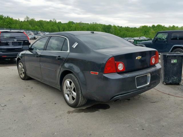 1G1ZG57B294200643 - 2009 CHEVROLET MALIBU LS BLACK photo 3