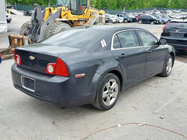 1G1ZG57B294200643 - 2009 CHEVROLET MALIBU LS BLACK photo 4