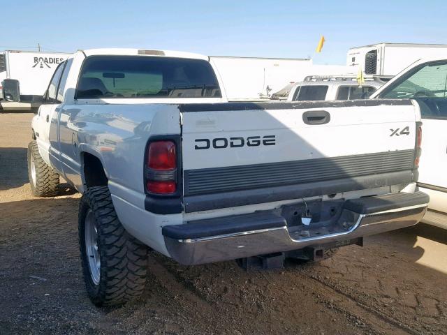 3B7KF2361XG243969 - 1999 DODGE RAM 2500 WHITE photo 3