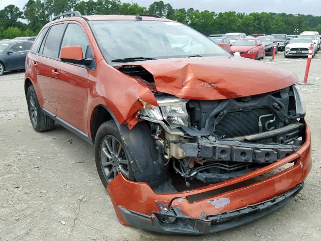 2FMDK48C48BB30984 - 2008 FORD EDGE SEL ORANGE photo 1