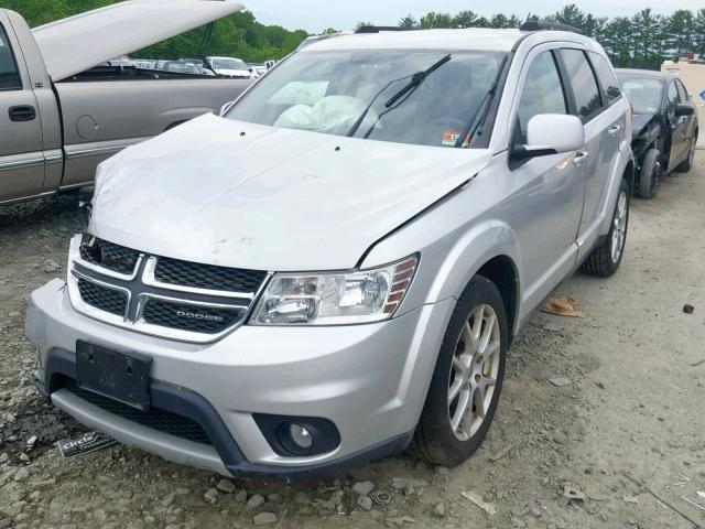 3D4PG1FG1BT540857 - 2011 DODGE JOURNEY MA SILVER photo 2