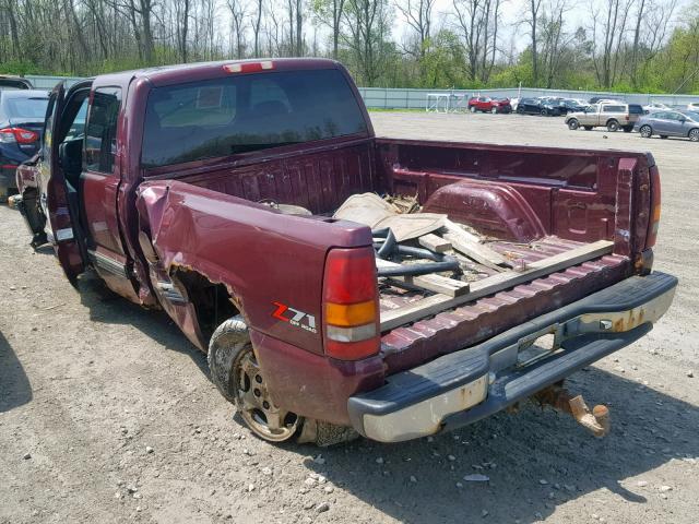 2GCEK19T211317223 - 2001 CHEVROLET SILVERADO RED photo 3