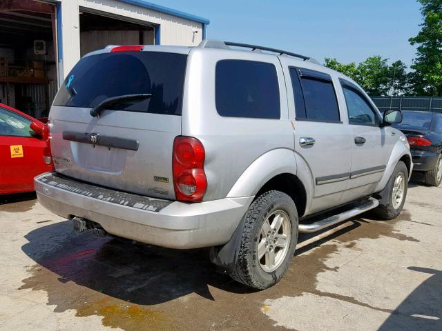 1D8HD48P07F534799 - 2007 DODGE DURANGO SL SILVER photo 4