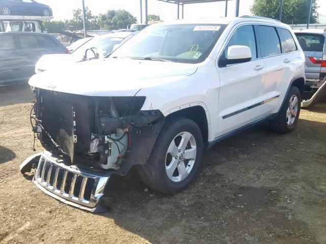 1J4RS4GG3BC739709 - 2011 JEEP GRAND CHER WHITE photo 2