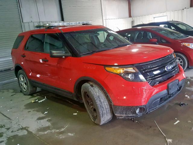 1FM5K8AR8DGB00156 - 2013 FORD EXPLORER P RED photo 1