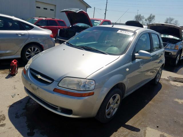 KL1TD62615B342923 - 2005 CHEVROLET AVEO BASE  фото 2