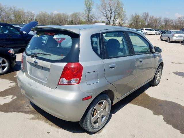 KL1TD62615B342923 - 2005 CHEVROLET AVEO BASE  фото 4
