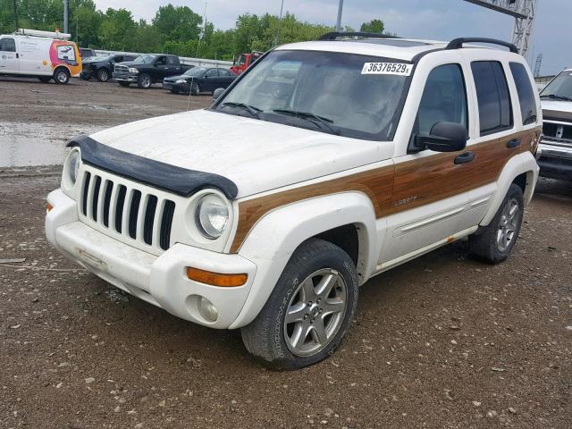 1J8GL58K13W682194 - 2003 JEEP LIBERTY LI WHITE photo 2