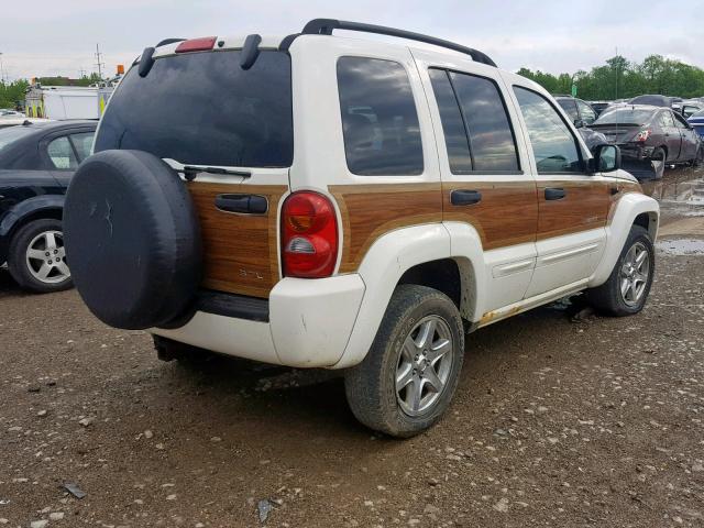 1J8GL58K13W682194 - 2003 JEEP LIBERTY LI WHITE photo 4