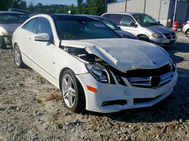 WDDKJ5KB9CF168762 - 2012 MERCEDES-BENZ E 350 WHITE photo 1