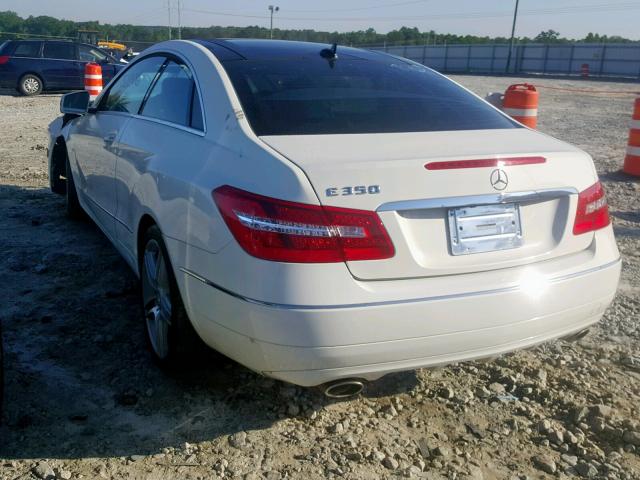 WDDKJ5KB9CF168762 - 2012 MERCEDES-BENZ E 350 WHITE photo 3