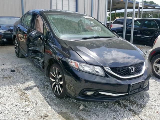 19XFB2F98FE065040 - 2015 HONDA CIVIC EXL BLACK photo 1