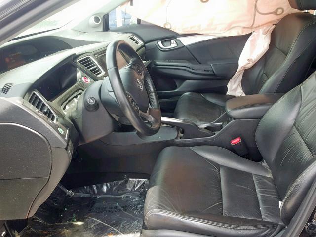 19XFB2F98FE065040 - 2015 HONDA CIVIC EXL BLACK photo 5