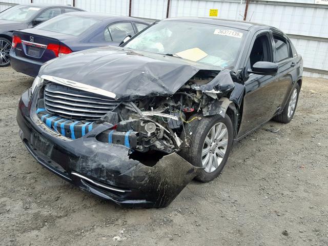 1C3BC1FG6BN571335 - 2011 CHRYSLER 200 TOURIN BLACK photo 2