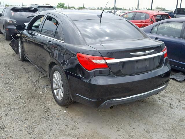 1C3BC1FG6BN571335 - 2011 CHRYSLER 200 TOURIN BLACK photo 3