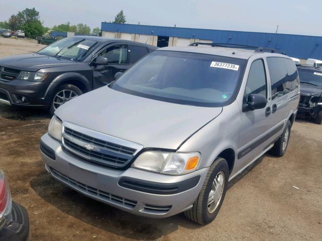 1GNDX03E81D109103 - 2001 CHEVROLET VENTURE SILVER photo 2