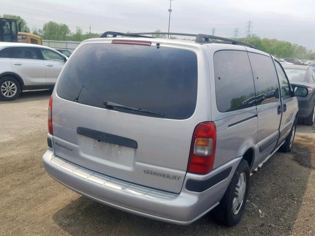 1GNDX03E81D109103 - 2001 CHEVROLET VENTURE SILVER photo 4