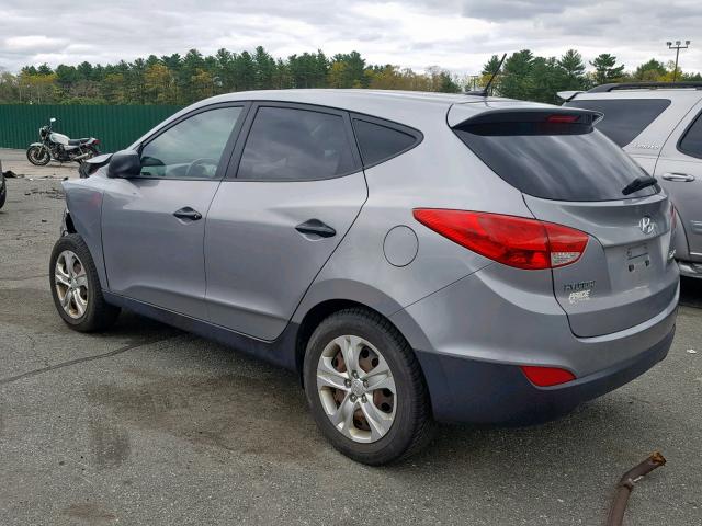 KM8JT3AB3DU704393 - 2013 HYUNDAI TUCSON GL GRAY photo 3