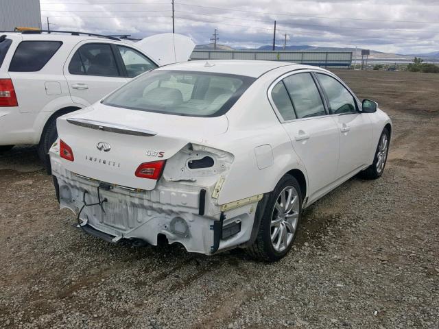 JN1CV6AP0BM509257 - 2011 INFINITI G37 BASE WHITE photo 4