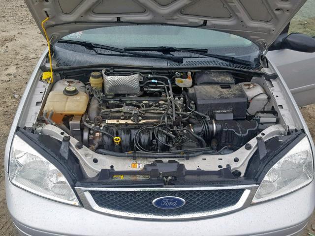 1FAFP36N45W293924 - 2005 FORD FOCUS ZXW SILVER photo 7