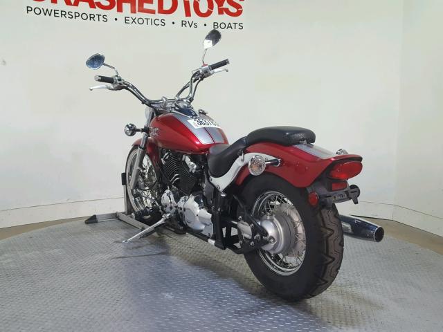 JYAVM01E37A117723 - 2007 YAMAHA XVS650 RED photo 6