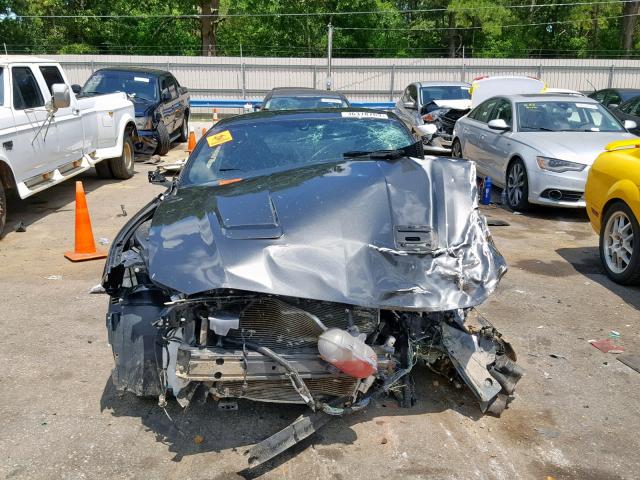 1FA6P8CF7J5137192 - 2018 FORD MUSTANG GT GRAY photo 9