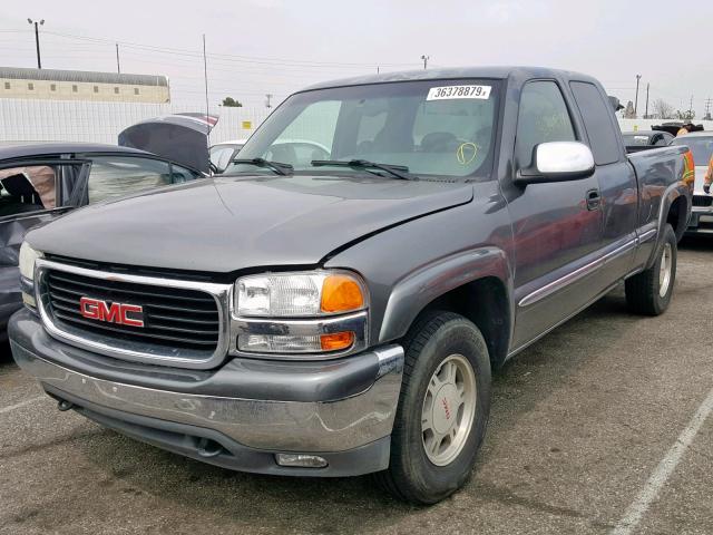 1GTEK19T51E135353 - 2001 GMC NEW SIERRA GRAY photo 2