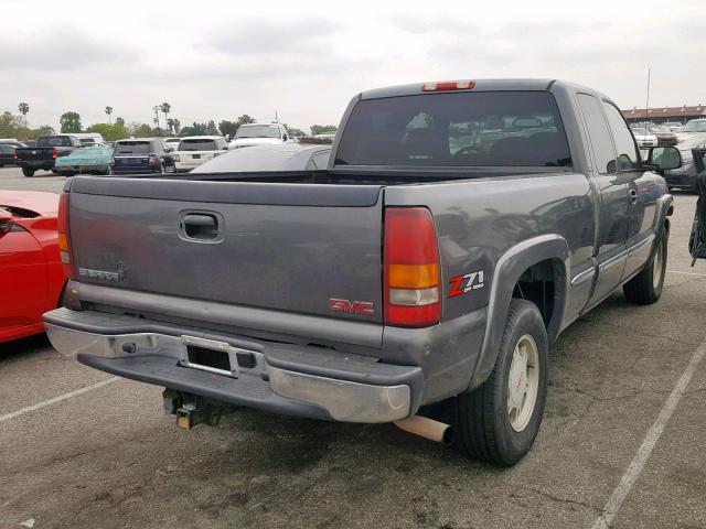 1GTEK19T51E135353 - 2001 GMC NEW SIERRA GRAY photo 4