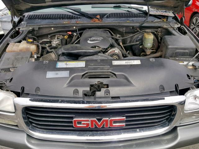 1GTEK19T51E135353 - 2001 GMC NEW SIERRA GRAY photo 7